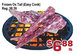 Top Food Supermarket Frozen ox tail offer