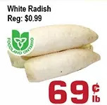 Top Food Supermarket White radish offer