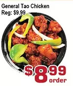 Top Food Supermarket General tao chicken offer