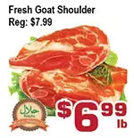 Top Food Supermarket Fresh goat shoulder offer