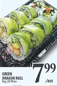 Al Premium Food Mart Green dragon roll offer