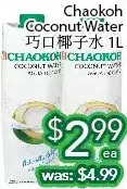 Ample Food Market Chaokoh coconut water offer