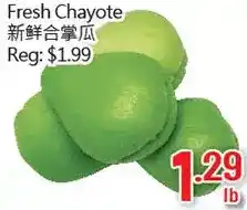 Hong Tai Supermarket Fresh chayote offer