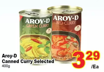 T&T Supermarket Aroy-d canned curry offer
