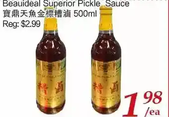 Tone Tai Supermarket Beauideal superior pickle sauce offer
