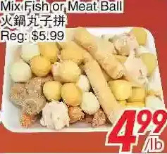 Foody World Mix fish or meat ball offer