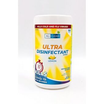 Staples All clean natural lemon ultra disinfectant wipes - 160 wipes offer