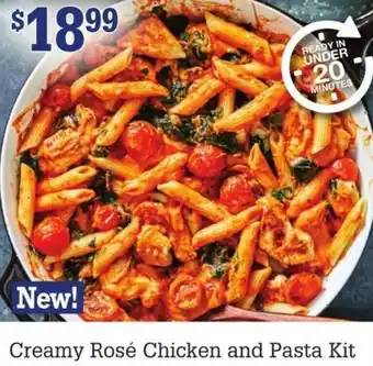 M&M Meat Shops Creamy Rosé Chicken And Pasta Kit offer