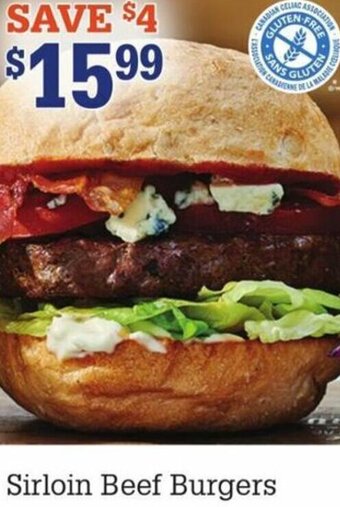 M&M Meat Shops Sirloin Beef Burgers offer