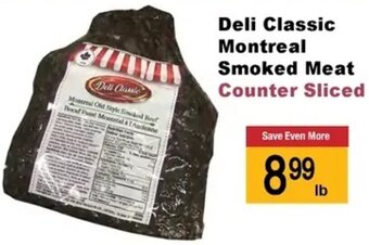 Di Pietro Deli Classic Montreal Smoked Meat Counter Sliced offer