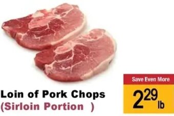 Di Pietro Loin Of Pork Chops offer