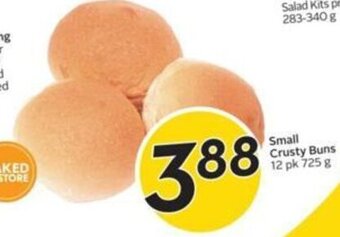 Sobeys Small Crusty Buns 725g offer