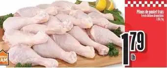 Pilons De Poulet Frais 3.95Kg