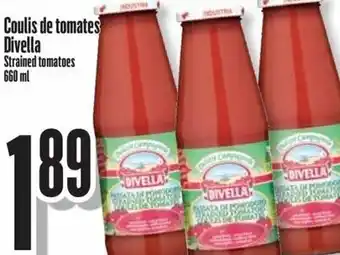 Bonanza Coulis De Tomates Divella 660ml offer