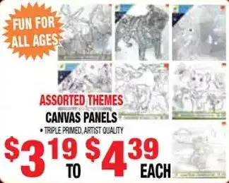 Len's Mill Stores Canvas panels offer