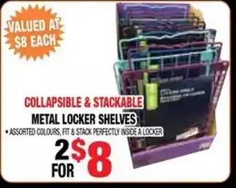 Len's Mill Stores Metal locker shelves offer