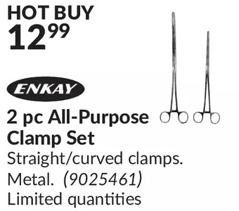 Princess Auto Enkay 2 pc all-purpose clamp set offer