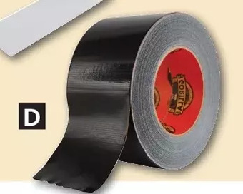 Princess Auto 2.8 in. x 75 ft black tough and wide duct tape offer