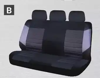 Princess Auto Pro.point black/grey universal seat covers bench seat and headrest covers offer