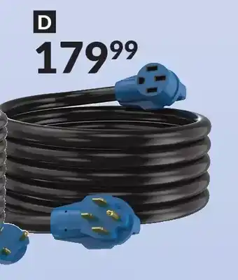 Princess Auto Generator extension cords 25 ft 50a male to female rv offer