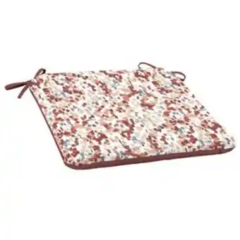 Lowe's Style selections 1-piece poet's garden red geometric seat pad offer