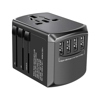 Best Buy Nierbo universal travel adapter, international power adapter electric outlet converters wall charger ac plug with 4 x 2.4a us offer