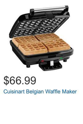 Costco Cuisinart belgian waffle maker offer