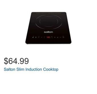 Costco Salton slim induction cooktop offer
