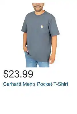 Costco Carhartt men's pocket t-shirt offer