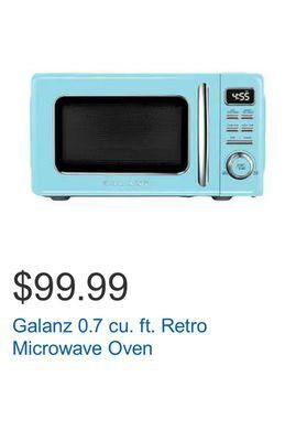 Costco Galanz 0.7 cu. ft. retro microwave oven offer