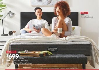 Sleep Country Beautyrest renewal marina mattress offer