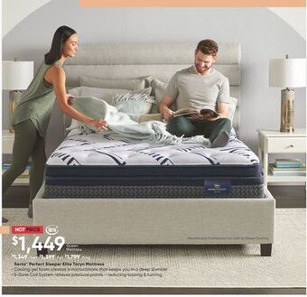 Sleep Country Serta perfect sleeper elite taryn mattress offer
