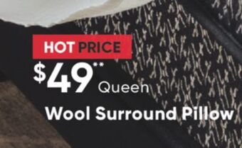 Sleep Country Wool surround pillow offer