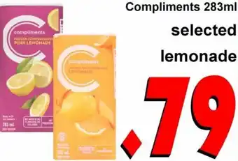 Co-op Atlantic Compliments 283ml Selected Lemonade offer