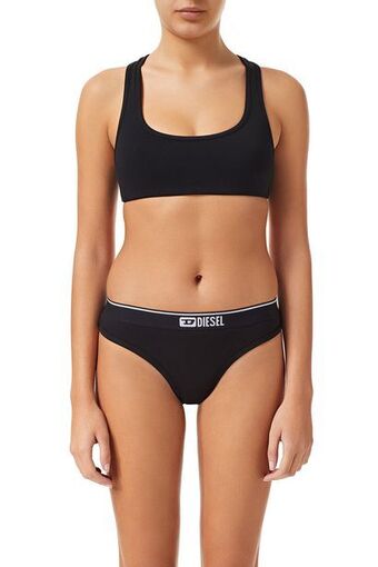 Diesel Three-pack of thongs with logo waist offer