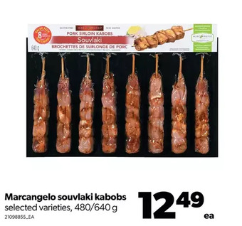 Real Canadian Superstore Marcangelo souvlaki kabobs offer