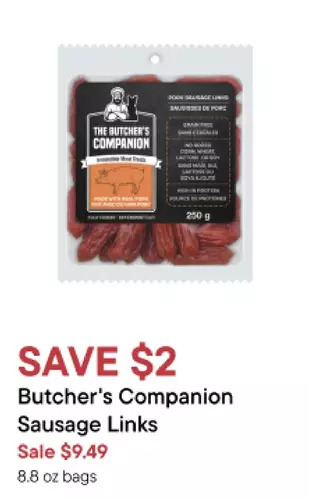Butcher's companion sausage links