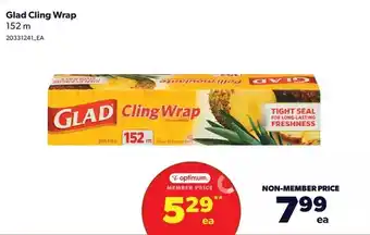 Real Canadian Superstore Glad cling wrap offer