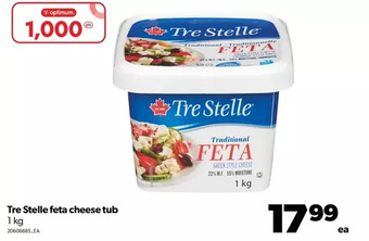 Real Canadian Superstore Tre stelle feta cheese tub offer