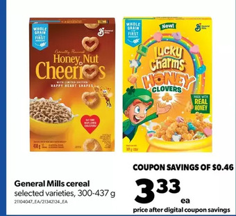 Real Canadian Superstore General mills cereal offer