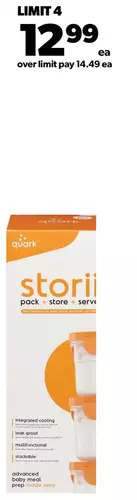 Real Canadian Superstore Quark storii baby food storage containers offer
