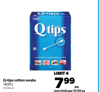Real Canadian Superstore Q-tips cotton swabs offer