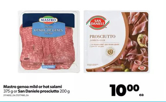 Real Canadian Superstore Mastro genoa mild or hot salami or san daniele prosciutto offer
