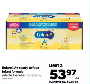 Real Canadian Superstore Enfamil a+ ready to feed infant formula offer