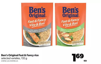 Real Canadian Superstore Ben's original fast & fancy rice offer