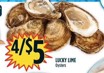 Marché Adonis Lucky lime oysters offer