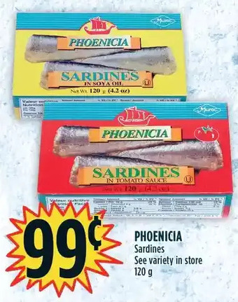 Marché Adonis Phoenicia sardines offer