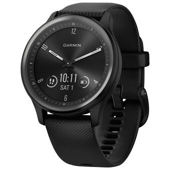 Best Buy Garmin vivomove sport 40mm smartwatch with heart rate monitor - black offer