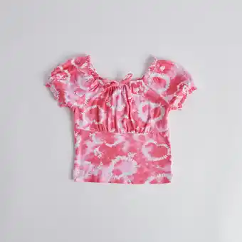 Giant Tiger Monkey bars toddler girl's day dreamer short sleeve printed smocked peasant top offer