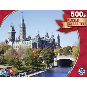 Giant Tiger Sure-lox assorted canada day designed puzzle set, 500 pieces offer